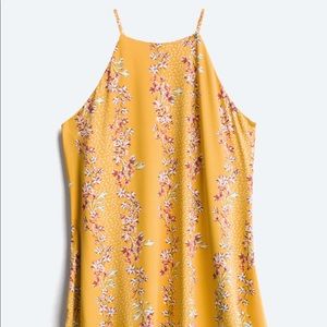 Nine Britton Mustard Floral Dress